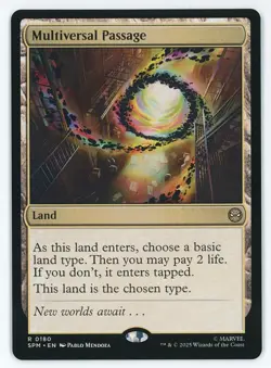 Multiversal Passage #0180 MTG Marvel's Spider-Man Magic The Gathering - Image 1