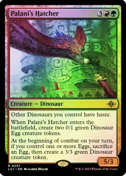 NM Foil Palani's Hatcher, MTG, LCI, Magic the Gathering, 237 - Image 1