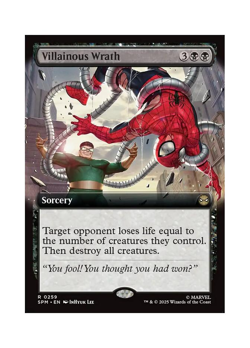 Magic the Gathering MTG SPM Villainous Wrath 259 Regular Near Mint - Image 1