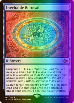 MTG Magic the Gathering Inevitable Betrayal (47/765) Modern Horizons 2 LP FOIL - Image 1