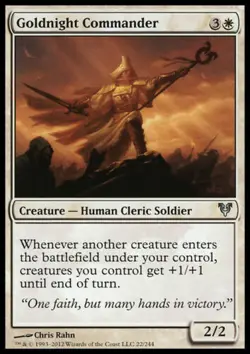X4 Goldnight Commander Avacyn Restored LP/NM MTG Magic DNA GAMES - Image 1
