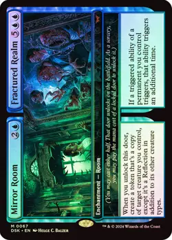 MTG DSK NM *FOIL* Mirror Room // Fractured Realm - Image 1