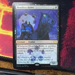 Headless Rider LP* FOIL PROMO Crimson Vow ENGLISH 118/277 mtg -UnltdCards - Image 1
