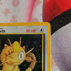 Meowth #10 Black Star Promo GB Holo Rare Card WOTC 1999-2000 - Image 2