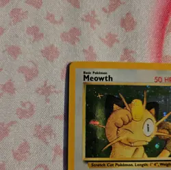 Meowth #10 Black Star Promo GB Holo Rare Card WOTC 1999-2000 - Image 3
