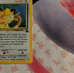 Meowth #10 Black Star Promo GB Holo Rare Card WOTC 1999-2000 - Image 5