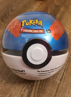Pokemon TCG Poke Ball Tin with 3 Booster Packs and Coin 820650808425 - Image 1