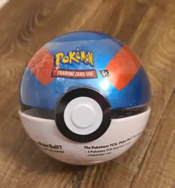 Pokemon TCG Poke Ball Tin with 3 Booster Packs and Coin 820650808425 - Image 2