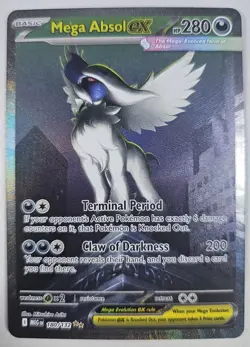 Mega Absol ex 180/132 -Pokemon Mega Evolution - NM/MINT- PACK FRESH - Image 1