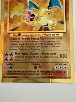Pokemon Celebrations Set of Gold MetalCards (Charizard 4/102, Pikachu 58/102) - Image 4