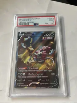 HOOPA V POKEMON SWSH CROWN ZENITH FAN ART ULTRA RARE GG53/GG70 PSA 9 MINT - Image 3