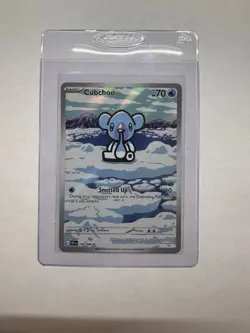Cubchoo 2025 Pokemon Black Bolt 109/086 Illustration Rare Holo - Image 1