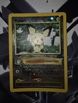 Pokemon TCG Neo Premium File 2 Pichu No.172 Promo Reverse Holo - Image 1
