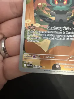 Pokemon TCG - Marshadow Illustration Rare 146/132 - Mega Evolution Pack Fresh NM - Image 4