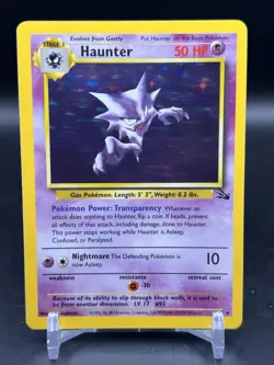 Haunter Holo Rare 6/62 Pokemon Fossil WOTC English NM - Image 1