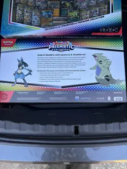 Lucario And Tyranitar Ex Pokemon TCG Prismatic EX Premium Collection Box Set - Image 2