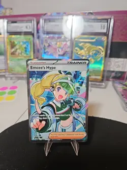 Emcee's Hype 220/182 Sv10: Destined Rivals Holo Pokemon Tcg - Image 1