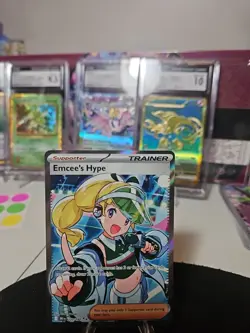 Emcee's Hype 220/182 Sv10: Destined Rivals Holo Pokemon Tcg - Image 2
