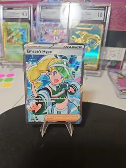 Emcee's Hype 220/182 Sv10: Destined Rivals Holo Pokemon Tcg - Image 3