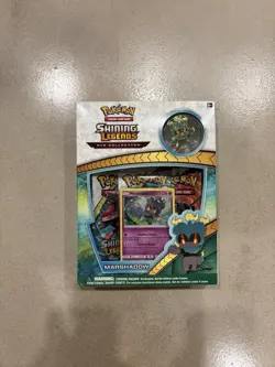 Marshadow - Pokemon Shining Legends Pin Collection Box Factory Sealed TCG - Image 1