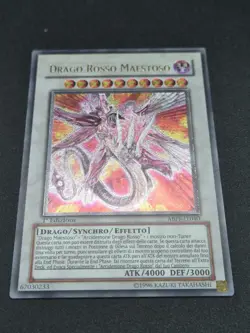 Yu-Gi-Oh! DRAGO ROSSO MAESTOSO ABPF-IT040 RARE ULTIMATE PRIMA EDIZIONE - Image 1