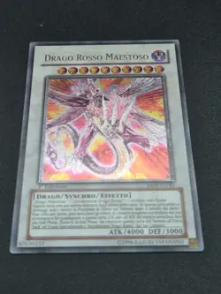 Yu-Gi-Oh! DRAGO ROSSO MAESTOSO ABPF-IT040 RARE ULTIMATE PRIMA EDIZIONE - Image 2