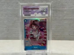 Nami OP11-054 SR - A Fist Of Divine Speed One Piece 2025 Card - ACE 10 GEM MINT - Image 1