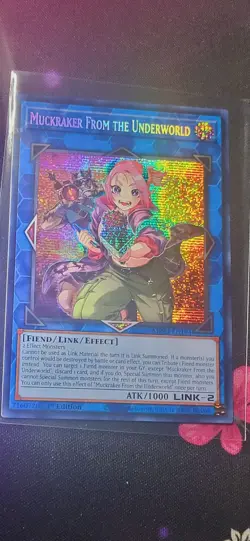 Muckraker From the Underworld MP23-EN194 Yugioh TCG Card Prismatic Secret Rare - Image 2
