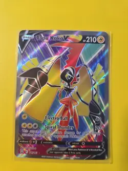 Pokemon Card Tapu Koko V 147/163 Battle Styles Ultra Rare Full Art NM - Image 1