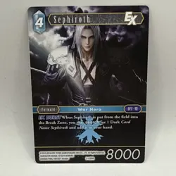 Final Fantasy TCG Opus III Sephiroth 3-039R Collectible Card - Image 1