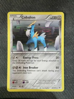 COBALION - 84/101 - NOBLE VICTORIES - HOLO RARE - POKEMON CARD - Image 1