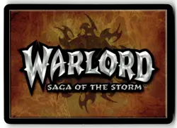 Warlord: Saga of the Storm CCG Preview Set Promo Card Backstab - Image 2