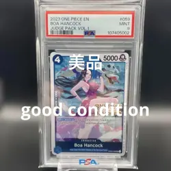 PSA9 Boa Hancock Judge Pack Promo 2023 One Piece Card Game Japan - Image 1