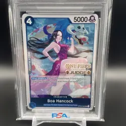 PSA9 Boa Hancock Judge Pack Promo 2023 One Piece Card Game Japan - Image 2