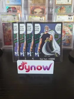 One Piece Card Game DON 4x Silvers Rayleigh OP12 Legacy of the Master - Image 1