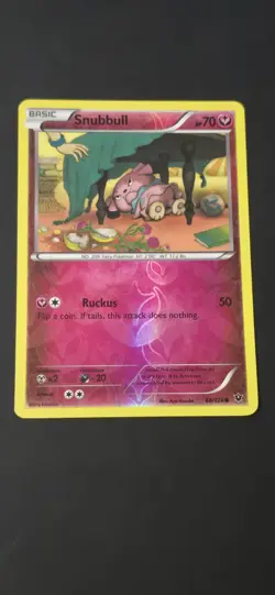 Snubbull 68/124 Reverse Holo Common XY Fates Collide Pokemon TCG Card NM - Image 2