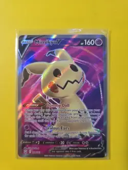 Pokemon Mimikyu v Full Art Battle Style Card Near Mint Condition 148/163 NM - Image 1