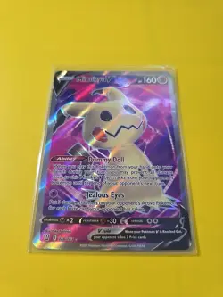 Pokemon Mimikyu v Full Art Battle Style Card Near Mint Condition 148/163 NM - Image 2