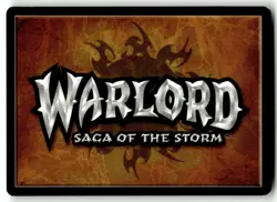 Warlord: Saga of the Storm CCG Preview Set Promo Card Gnorrow Yaw - Blue - Image 2