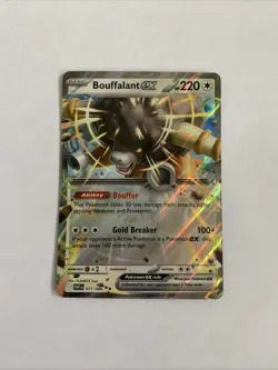 Bouffalant EX 077/086 Sv: White Flare Double Rare Holo Pokemon TCG Card NM - Image 1
