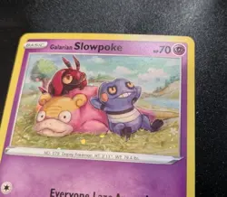 Galarian Slowpoke SWSH126 HOLO HD GALAXY SWIRL Promo Pokemon Card LP - Image 4