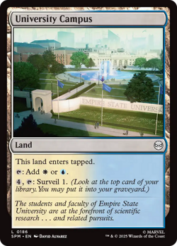 University Campus (FOIL) x1 - MTG Marvel's Spider-Man SPM #186 - Image 1