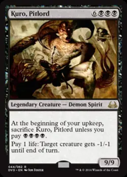 Kuro, Pitlord - Light Play MTG Duel Decks Anthology: Divine vs Demonic - Image 1