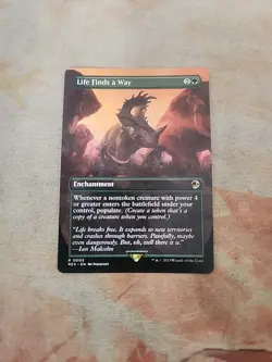 Life Finds A Way Borderless Universes Beyond Jurassic World MTG NM - Image 1
