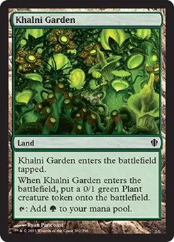 Khalni Garden - Light Play MTG Commander 2013 Edition - Image 1