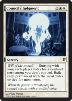Council's Judgment - Light Play MTG Conspiracy - Image 1