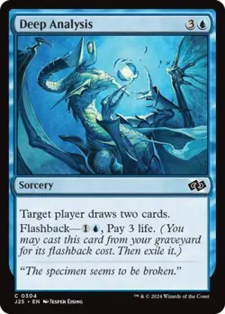 Deep Analysis - Light Play MTG Foundations Jumpstart - Image 1