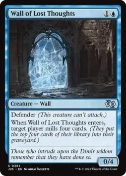Wall of Lost Thoughts - Light Play MTG Foundations Jumpstart - Image 1
