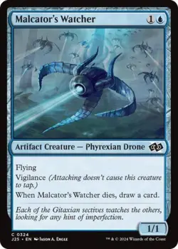 Malcator's Watcher - Light Play MTG Foundations Jumpstart - Image 1