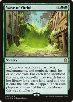 Wave of Vitriol - Light Play MTG Commander Anthology - Image 1